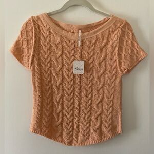 Free People Baby Cable Sweater. NWT